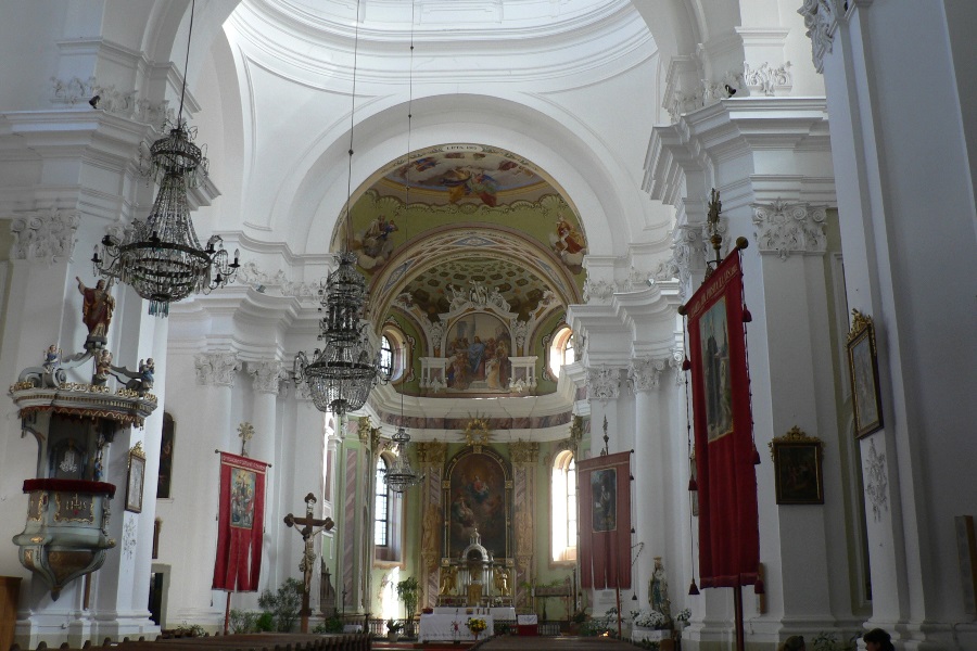 Cerkev sv. Mohorja in Fortunata Gornji Grad - elipsasta kupola